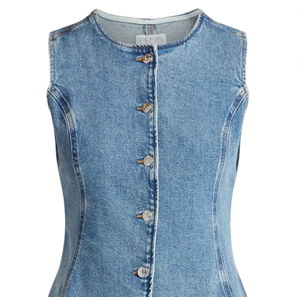 Sofia by Sofia Vergara Women's Scoop Neck Vest